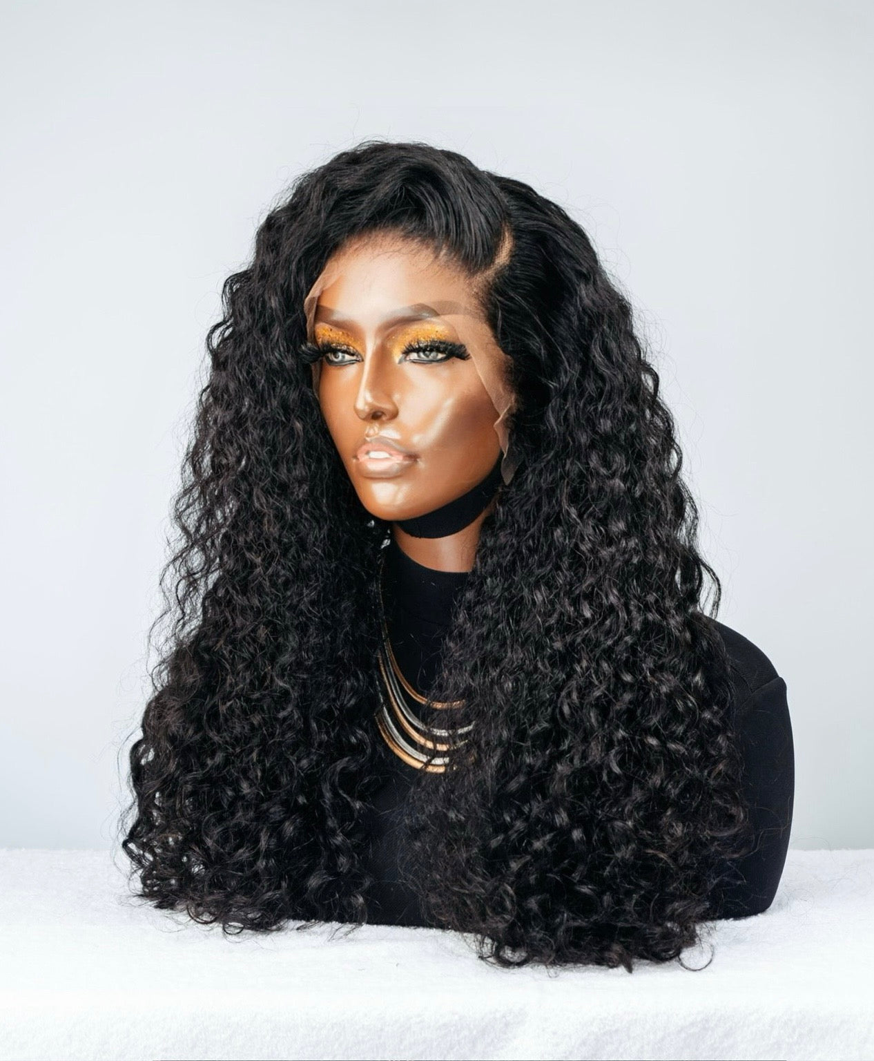 Via Monte Napoleone – Milan Italian Curly Lace Front Wig