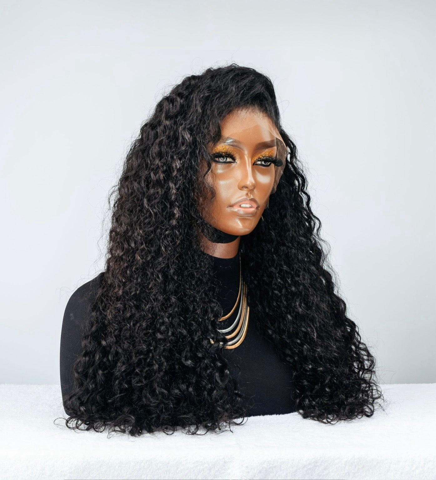 Via Monte Napoleone – Milan Italian Curly Lace Front Wig